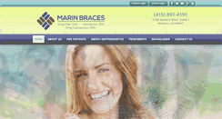 Desktop Screenshot of marinbraces.com